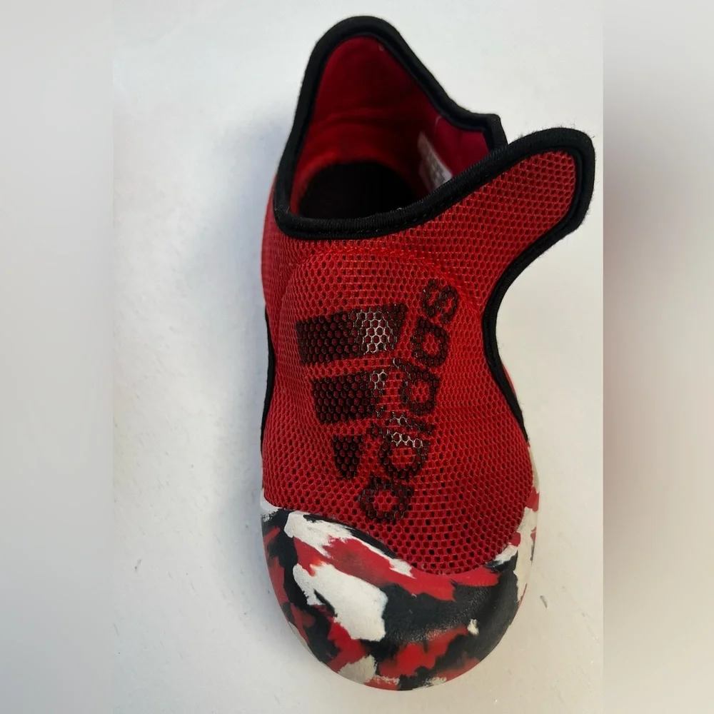 adidas Kids Red Black White Camouflage Water Shoes